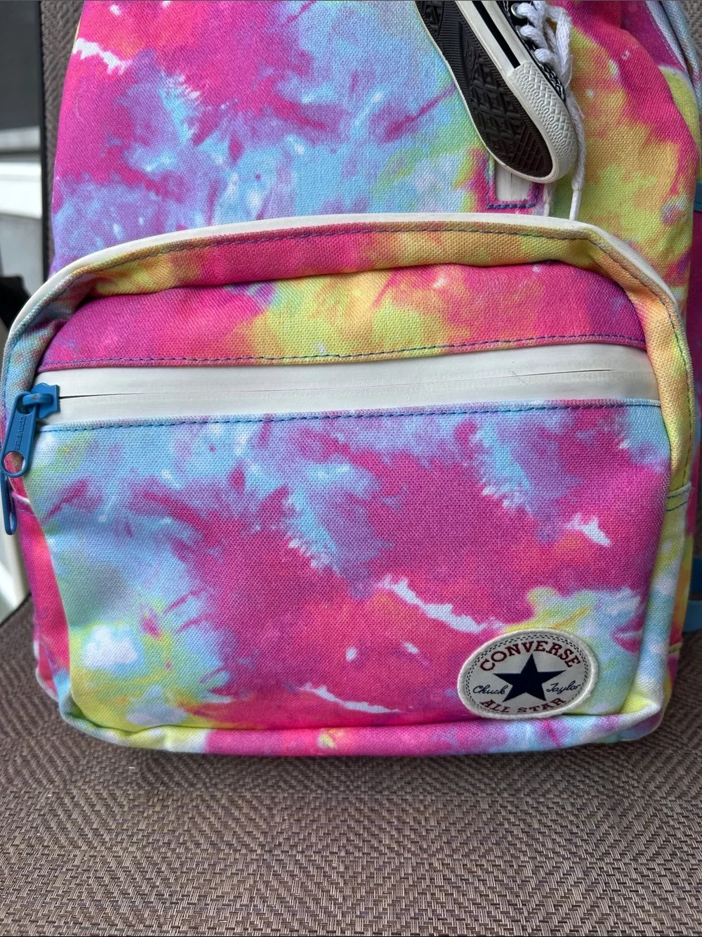 Converse Tie-Dye Backpack in Pink, Yellow, Blue & Purple